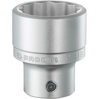 Facom galvutė K.36B, 36 mm, 3/4", 12 taškų, 59 mm, chromuota, OGV profilis
