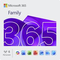 Microsoft Office 365 Family EP2-32369, 6 vartotojai, 12 mėnesių, vokiečių kalba, PC ir Mac, biuro programinė įranga