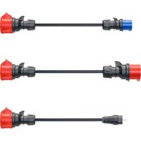 Go-E adapteris CH-04-33, 30cm, 3x CEE16 400V, 3 fazių, IP55, išorinis, 11kW, 3,7kW, 2,3kW, 3 vnt