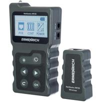 Ermenrich kabelio PoE testeris NetGeeks NP25 LL_82541, 5-60V, 0-3A, 0-18W, 128x64px, LCD, RJ45, STP/UTP CAT5/CAT6, PSE tipas