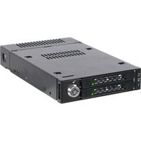 Icy Dock ToughArmor MB834M2K-B, keičiamas rėmas, 2x M.2 PCIe NVMe SSD, 32Gb/s, MiniSAS HD SFF-8643, 30-110 mm