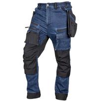 Neo Tools džinsinės darbo kelnės 81-361-1-M, M/50, 400 g, tamsiai mėlynos, Cordura sutvirtinimai, nuimamos kišenės