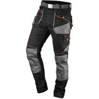 Neo Tools darbo kelnės HD Slim 81-238-XS, XS/46, 60% medvilnė, 37% poliesteris, 3% elastanas, 285 g/m2, diržas, kelių kišenės