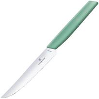 Victorinox Swiss Modern Mint Green 12 cm 6.9006.12W41 Virtuvinis peilis su dantyta geležte ir smailiu galu