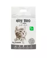TOFU kraikas katėms „HayBro” 7 L/2,5 kg, (Anglies) 100% NATŪRALUS KRAIKAS - 6 vnt. × 7 L