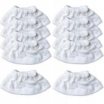 10 vnt. šluostės antgalių „Karcher“ gariniams valytuvams SC1 SC2 SC3 SC4 SC5 SI4 SG4 SV7
