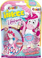 INKEE Unicorn Bath Bomb with Surprise - Šumivá bomba do koupele s překvapením Vonios ir dušo priemonė