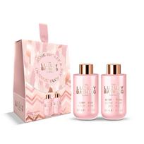 Grace Cole Creme Brulée Mini Body Care Set ( Creme Brulée & Pomerančový květ ) - Dárková mini sada péče o tělo ( 2 ks )