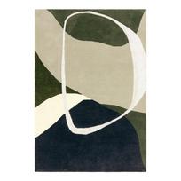 Rankų darbo iš vilnos kilimas žalios spalvos 200x300 cm Matrix – Asiatic Carpets