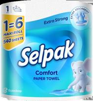 Popierinis rankšluostis SELPAK, 2 sluoksnių, SSWSLP8690530036444