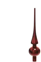 Skrzynkazdrewna Kalėdinė eglutės viršūnė Decoris 113069, raudona, stiklas