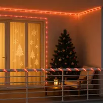 LED kalėdinė šviečianti žarna 120 LED Raudona ir 5 m