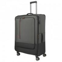 Labai didelis medžiaginis lagaminas Travelite Crosslite 5.0 LD Žalias (Dark Olive)