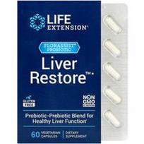Life Extension, FLORASSIST® PROBIOTIC, Liver Restore™, 60 vegetariškų kapsulių