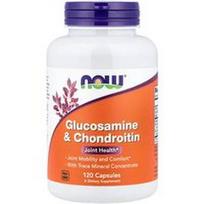 NOW Foods, Gliukozaminas ir chondroitinas, 120 kapsulių