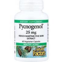 Natural Factors, Pycnogenol®, 25 mg, 60 vegetariškų kapsulių