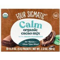 Four Sigmatic, Ramus, ekologiškas kakavos mišinys su Reishi grybais, 10 pakelių, po 0.21 uncijos (6 g)