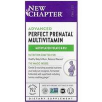 New Chapter, „Advanced Perfect Prenatal™“ multivitaminai, 192 veganiškos tabletės