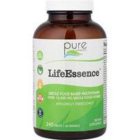 Pure Essence, „LifeEssence“, iš viso maisto produktų pagaminti multivitaminai, 240 tablečių