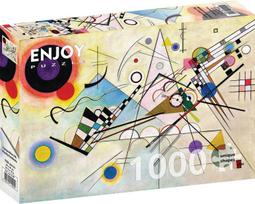ENJOY PUZZLE dėlionė KOMPOZICIJA VIII, WASSILY KANDINSKY, 1000 dalių, 68x48 cm, Enjoy-1545