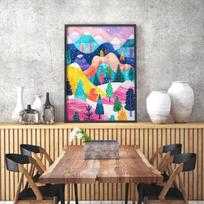 ENJOY PUZZLE dėlionė ŽIEMOS PALETĖ, 1000 dalių, 68x48 cm, Enjoy-2245