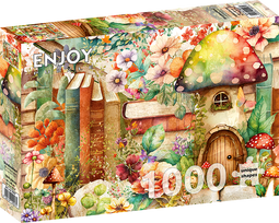 ENJOY PUZZLE dėlionė PASAKŲ KNYGOS ŠALIS, 1000 dalių, 68x48 cm, Enjoy-2027
