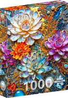 ENJOY PUZZLE dėlionė PERLAMUTRINĖS VANDENS LELIJOS, 1000 dalių, 68x48 cm, Enjoy-2244