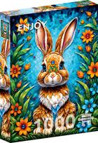 ENJOY PUZZLE dėlionė SODO KIŠKUTIS, 1000 dalių, 68x48 cm, Enjoy-2149