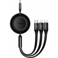 Kabel USB Baseus USB-C - USB-C + microUSB + Lightning 1.1 m Purple (CAMJ010201) | CAMJ010201 | 6932172609139