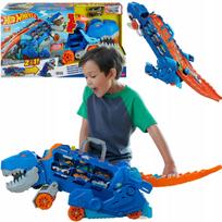 „Hot Wheels“ T-rekso mega transporteris su lenktynių trasa ir 2 automobiliukais