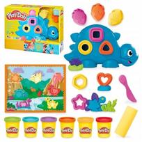 Play-Doh plastilino pradinis rinkinys „Dinozauras Stegozauras“, nuo 2 metų, Hasbro