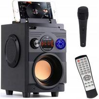 Nešiojamoji „Bluetooth“ kolonėlė Feegar ShowJet su karaoke mikrofonu, 3,5 mm AUX