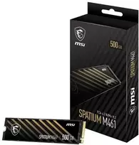 Dysk SSD MSI Spatium M461 500GB M.2 2280 PCI-E x4 Gen4 NVMe (S78-440K260-P83)