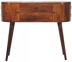 Artisan Furniture Grove mango medienos konsolinis staliukas, kaštono atspalvio