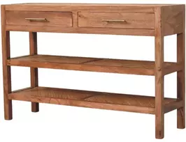 Artisan Furniture Pintas dviejų lygių konsolinis staliukas