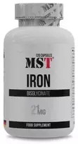 Geležies bisglicinato kapsulės MST Iron Bisglycinate 120 kapsulių