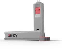 Drošības kabelis Lindy Usb port Type-C blocker 4PACK/PINK 40425 LINDY 40425 (4002888404259) | 40425