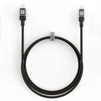 Kabel USB Evelatus C to Lightning Cable 2.0M 60W (MFI09) Aluminum housing braiding Black (MFI09CLB2) | MFI09CLB2 | 4752192078089