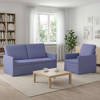 Sofos komplektas 2 pcs Džinsinės mėlynos Audinys