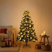 Dirbtinė Kalėdų eglutė su burbulais 120 cm 150 LED Šilta balta