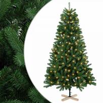 Dirbtinė Kalėdų eglutė 120 cm 150 LED Šilta balta PVC Žalia