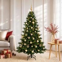 Dirbtinė kalėdinė eglutė su rutuliuku 120 cm 150 LED