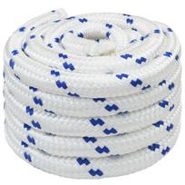 Daugiafunkcinė buitinė virvė 30 mm 25 m Balta ir mėlyna PP