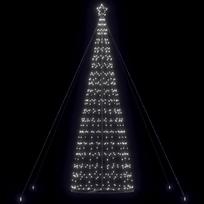 LED Kalėdų eglutė 1534 LEDs Šaltai Balta 500 cm