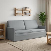 3 vietų sofa Šviesiai pilka 190 x 81 x 82 cm Audinys