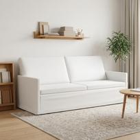 3 vietų sofa Balta 190 x 81 x 82 cm Audinys