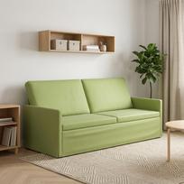 3 vietų sofa Šviesiai žalia 190 x 81 x 82 cm Aksomas