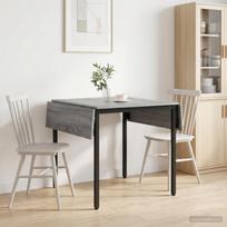 Išlenkiamas valgomasis stalas 120 x 81,5 x 75 cm Pilka Sonoma