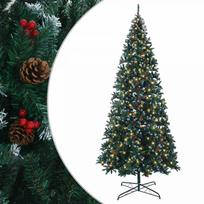 Dirbtinė Sulankstoma Kalėdų Eglutė 400 cm 600 LED Šilta balta