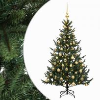 Dirbtinė kalėdinė eglutė su rutuliuku 120 cm 150 LED